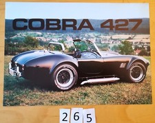 MOHR COBRA 427 Réplique Kit car Prospectus D 2 pages 1989?