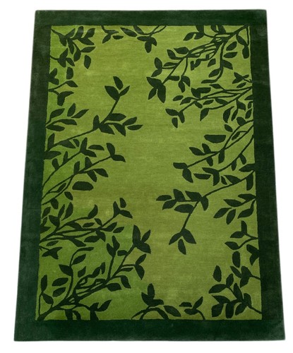 Tapis vert 100 laine - laine, 170x240