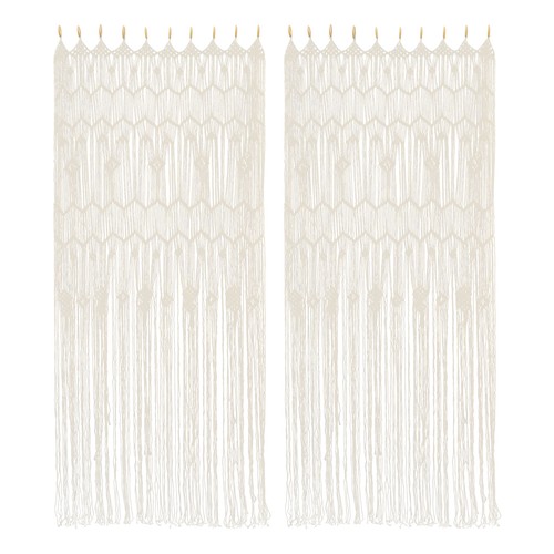 Boho curtain macrame - boho,