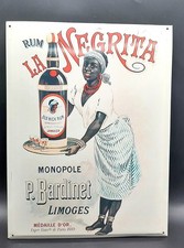 Plaque publicitaire RHUM LA