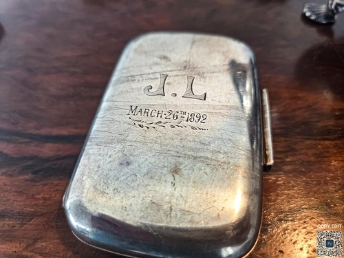 Boîte cigarettes argent - boîte, à