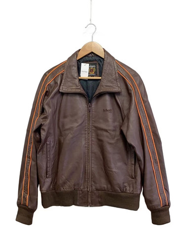 Schott veste cuir marron - en,