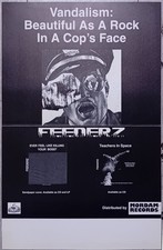 FEEDERZ Vandalism: Beautiful As A Rock In A Cop's Face US Original Poster Show