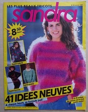 § catalogue ancien laine tricot SANDRA n° 42 - janvier 1988