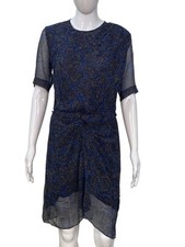 Robe Mini Noire En Soie