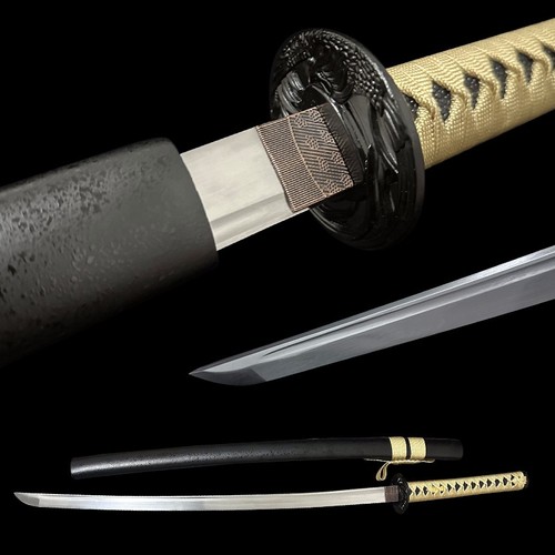 Japanese style katana with tan - style,