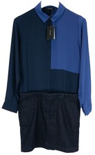 Cop Copine Shiki Robe Femmes ( Ue ) 40 2in1 Long Chemise Manche Mini Jeans Jupe