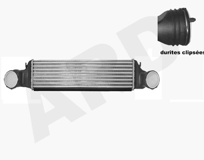 Radiateur intercooler pour - intercooler, bmw