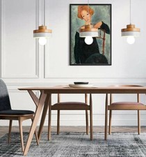 E27 Métal Bois Moderne