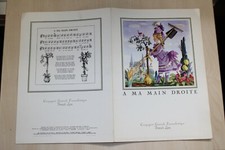 Menu Paquebot Flandre Diner 16