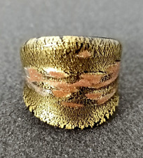 Ancienne Bague  En Verre