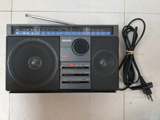 Poste Radio Philips D-2122 FM Vintage 1985