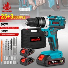 Perceuse Visseuse Électrique Sans Fil Tournevis Percussion pour Makita Batterie