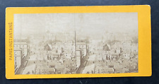 STÉRÉO: FRANCE PARIS INSTANTANÉ PANORAMA DE PARIS Ca 1870  Albuminé STEREOVIEW