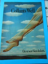 Publicité advertising 1976  Collant Well on se sent bien dedans