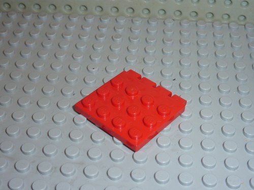 Lego red hinge plate - hinge, /