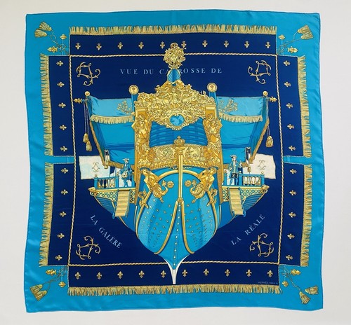 Hermes vintage carré soie - hermes, en