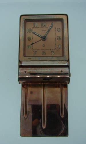 Jaeger mini clock stainless - jaeger,