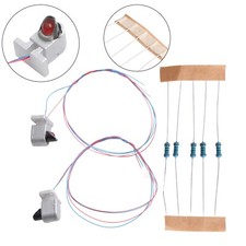 Paquet de paires de signaux de chemin de fer bicolore nain à l'échelle HO roug