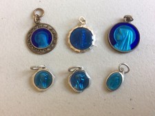 6 Pendentif Médailles Vierge