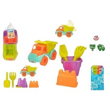 Set de jouets de plage Colorbaby Camion-benne 21 cm 5 Pièces