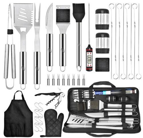 Set bbq acero - bbq, inox