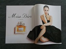Publicité papier Parfum. Perfume ad. Miss Dior 2013 double page