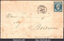 FRANCE EMPIRE 20c BLEU SUR