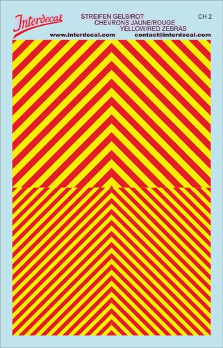 Chevrons décalcomanies - 1/43,