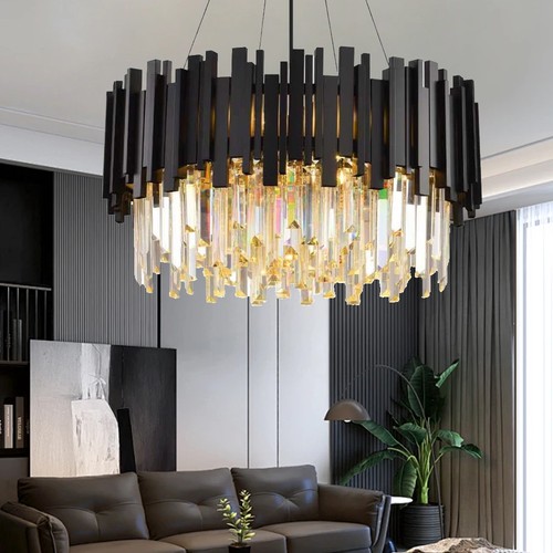 Plafonnier cristal moderne - plafonnier,