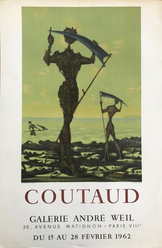 Lucien coutaud litho - litho, poster