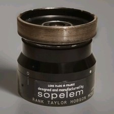 SOPELEM Rank Taylor Hobson Monital / Some Berthiot 10mm F/1.8 Lens 1960 Vintage 