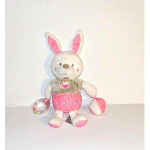 Doudou lapin peluche - lapin,