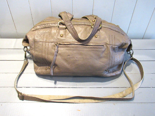 Sac cuir souple - taupe, &
