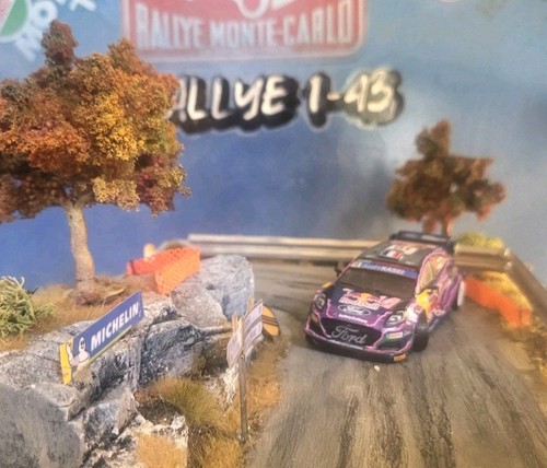 Diorama rallye monté - monté, carlo