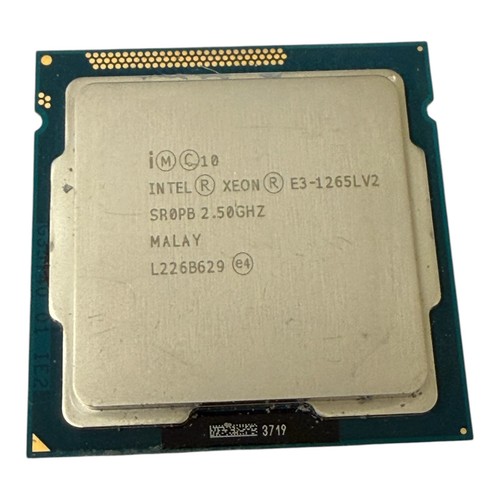 Intel xeon 1265l 2 5 - v2, 2.5
