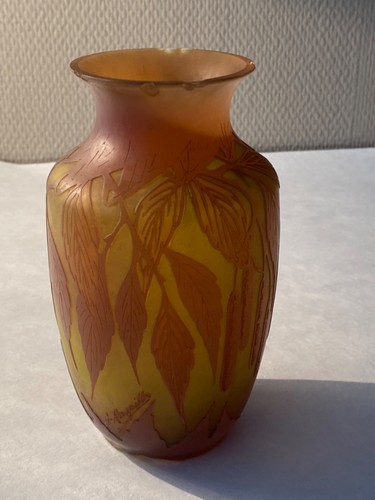 Beau vase pâte verre - en,