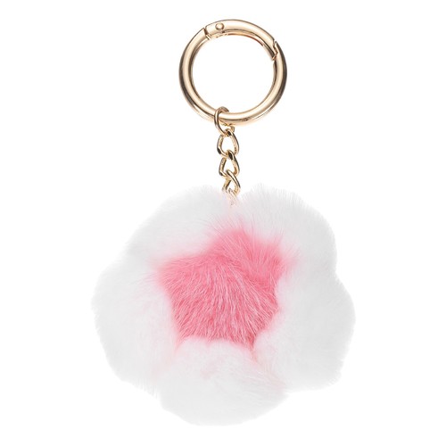 Porte clés peluche fleur - porte-clés,
