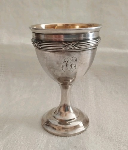 Coquetier ancien argent - coquetier,