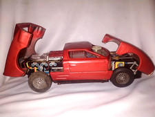 Voiture Jouet En Tôle À Piles Vintage Old Bandai Japon Bonate Fonctionnelle 1950