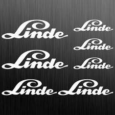 Linde old autocollant sticker