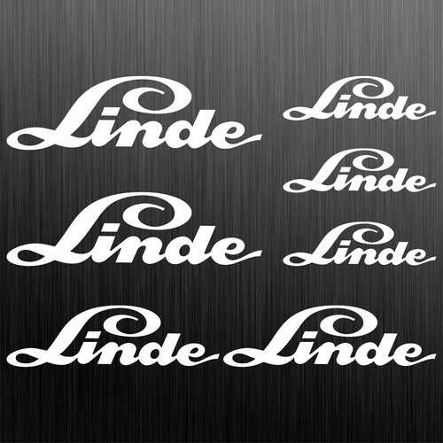 Linde old autocollant sticker