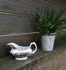 Saucière Porcelaine Anglaise Ridgway Staffordshire Windsor England Vert vintage