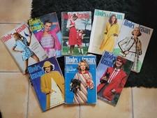 LOT DE 8 REVUES MAGAZINES MODES & TRAVAUX ANNÉES 70/80
