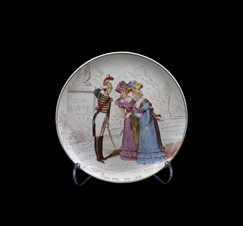 Vintage assiette creil - vintage,