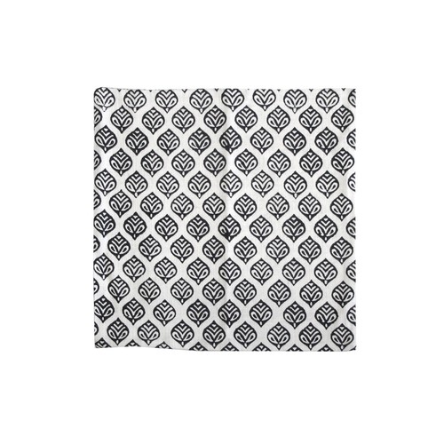 Bowen black printed cushion - black,