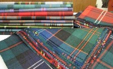Chutes De Tartan En Laine 100%