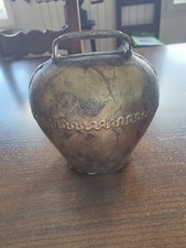 cloche à vache ancienne en fer sonnaille objet ancien collection