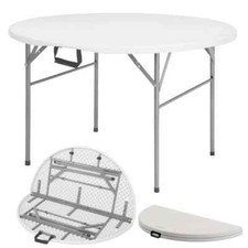 Table Ronde Shiga Blanche De