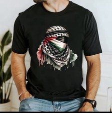 tee shirt homme Free Palestine Avec  keffieh Neuf Sous Emballage